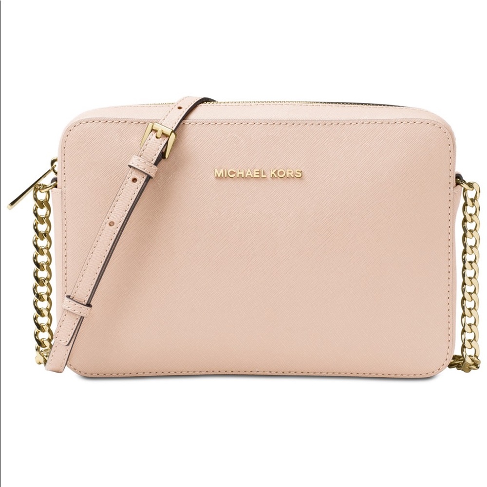 Michael Kors Jet Set Saffiano Leather Crossbody